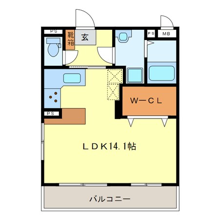 ユーミー千津ヶ谷の物件間取画像